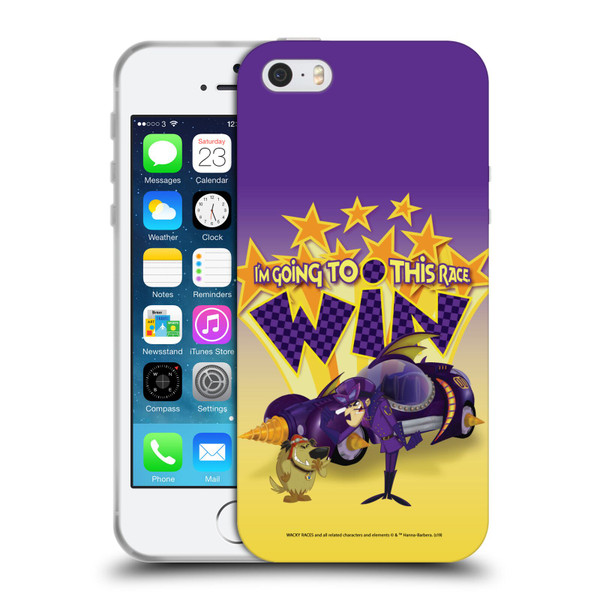 Wacky Races 2016 Graphics Dastardly And Muttley Soft Gel Case for Apple iPhone 5 / 5s / iPhone SE 2016