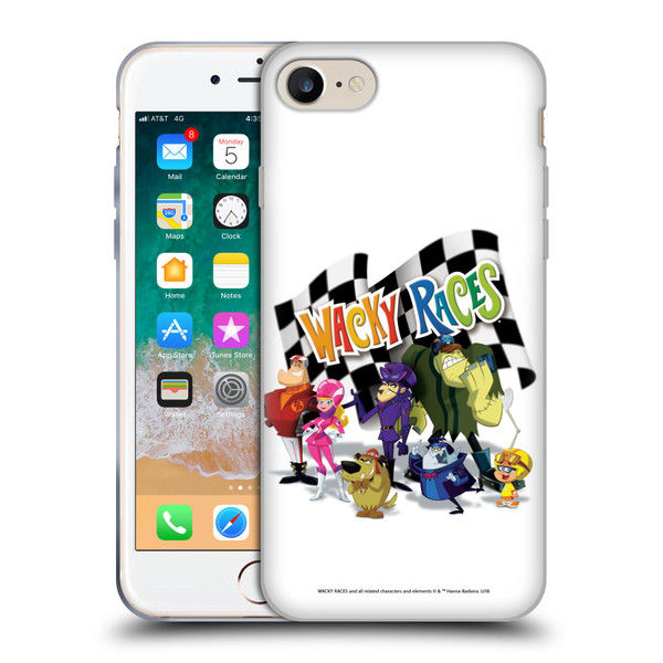 Wacky Races 2016 Graphics Group Soft Gel Case for Apple iPhone 7 / 8 / SE 2020 & 2022