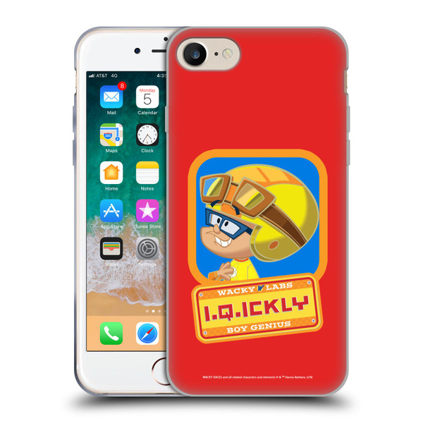 Wacky Races 2016 Graphics IQ Ickly Soft Gel Case for Apple iPhone 7 / 8 / SE 2020 & 2022