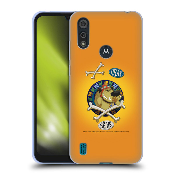 Wacky Races 2016 Graphics Muttley Soft Gel Case for Motorola Moto E6s (2020)
