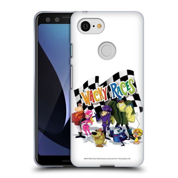 Wacky Races 2016 Graphics Group Soft Gel Case for Google Pixel 3