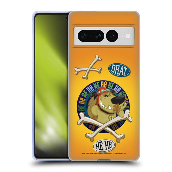 Wacky Races 2016 Graphics Muttley Soft Gel Case for Google Pixel 7 Pro