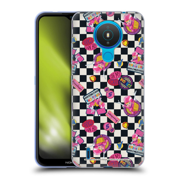 Wacky Races 2016 Graphics Pattern 2 Soft Gel Case for Nokia 1.4