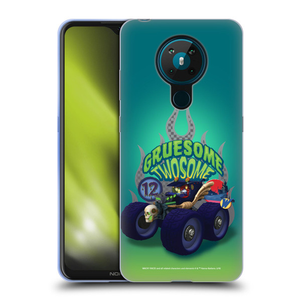 Wacky Races 2016 Graphics Gruesome Twosome Soft Gel Case for Nokia 5.3