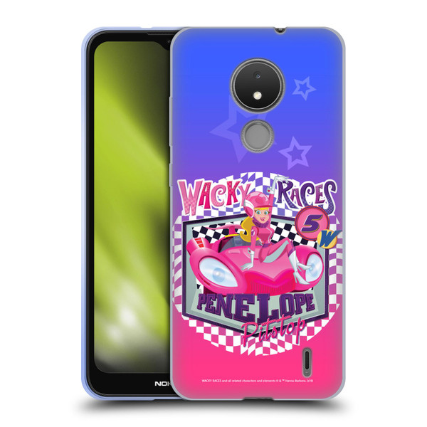 Wacky Races 2016 Graphics Penelope Pitstop Soft Gel Case for Nokia C21