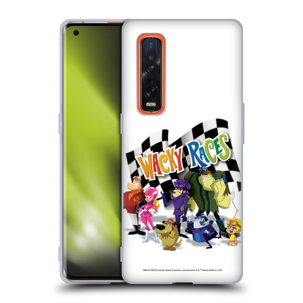 Wacky Races 2016 Graphics Group Soft Gel Case for OPPO Find X2 Pro 5G