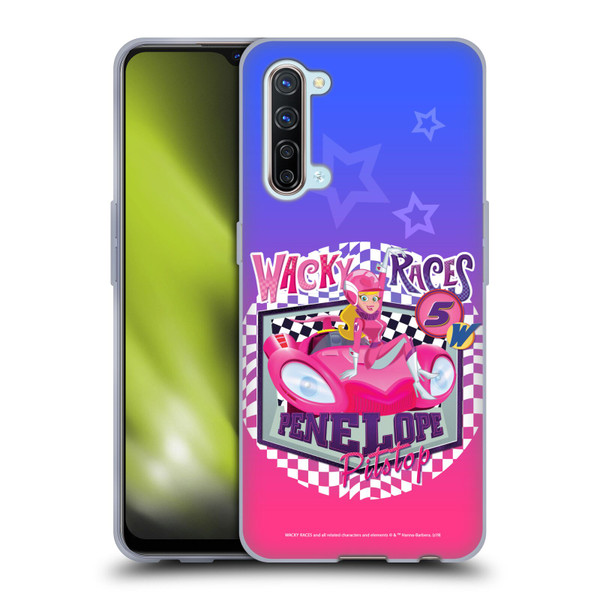 Wacky Races 2016 Graphics Penelope Pitstop Soft Gel Case for OPPO Find X2 Lite 5G