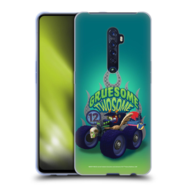 Wacky Races 2016 Graphics Gruesome Twosome Soft Gel Case for OPPO Reno 2