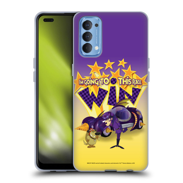 Wacky Races 2016 Graphics Dastardly And Muttley Soft Gel Case for OPPO Reno 4 5G