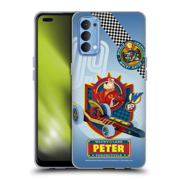 Wacky Races 2016 Graphics Peter Perfect Soft Gel Case for OPPO Reno 4 5G