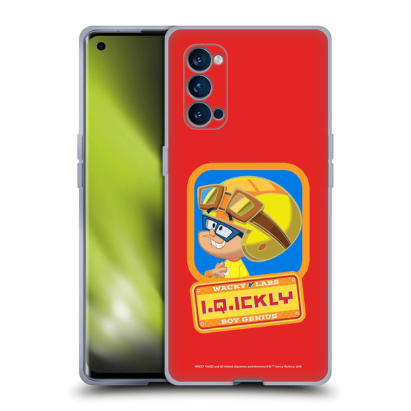 Wacky Races 2016 Graphics IQ Ickly Soft Gel Case for OPPO Reno 4 Pro 5G
