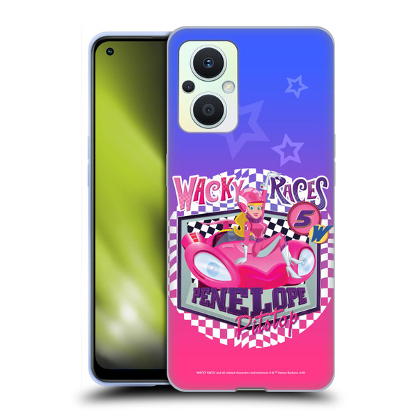 Wacky Races 2016 Graphics Penelope Pitstop Soft Gel Case for OPPO Reno8 Lite