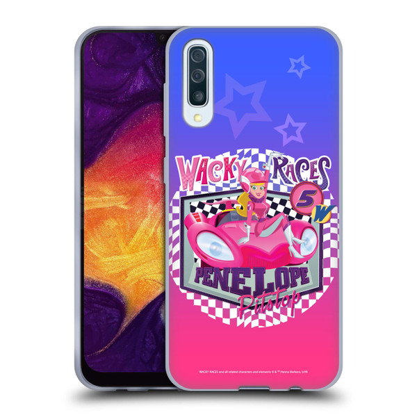 Wacky Races 2016 Graphics Penelope Pitstop Soft Gel Case for Samsung Galaxy A50/A30s (2019)