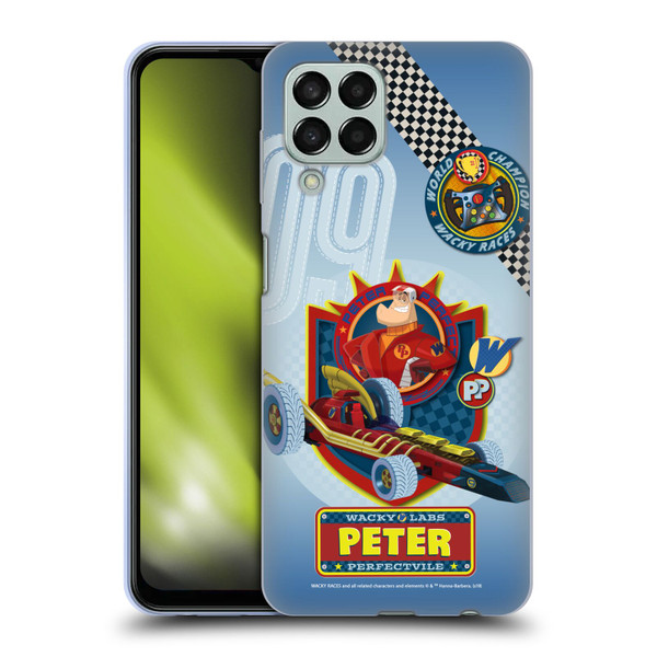 Wacky Races 2016 Graphics Peter Perfect Soft Gel Case for Samsung Galaxy M33 (2022)