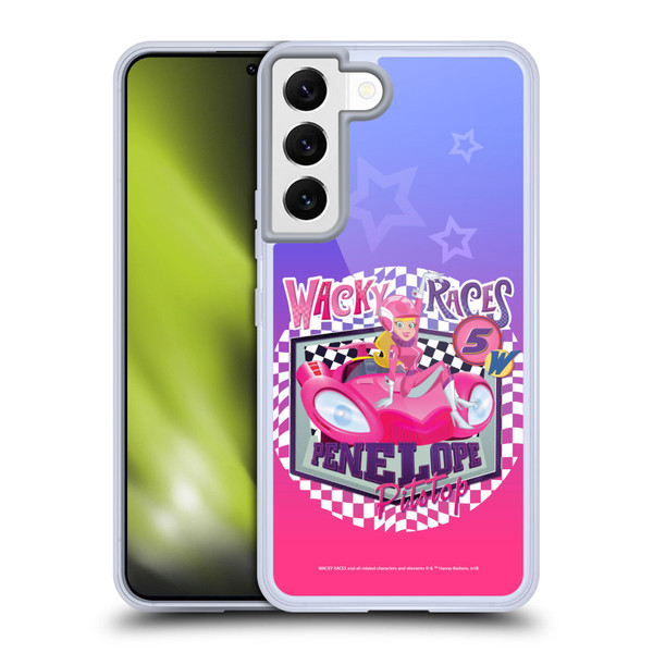 Wacky Races 2016 Graphics Penelope Pitstop Soft Gel Case for Samsung Galaxy S22 5G