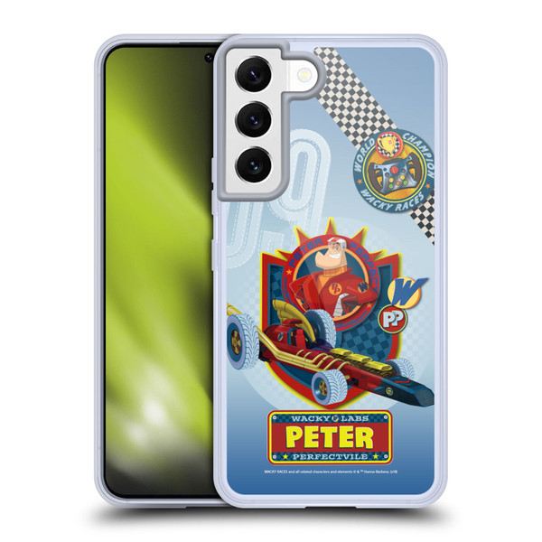 Wacky Races 2016 Graphics Peter Perfect Soft Gel Case for Samsung Galaxy S22 5G