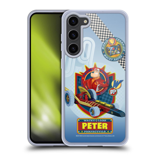 Wacky Races 2016 Graphics Peter Perfect Soft Gel Case for Samsung Galaxy S23+ 5G