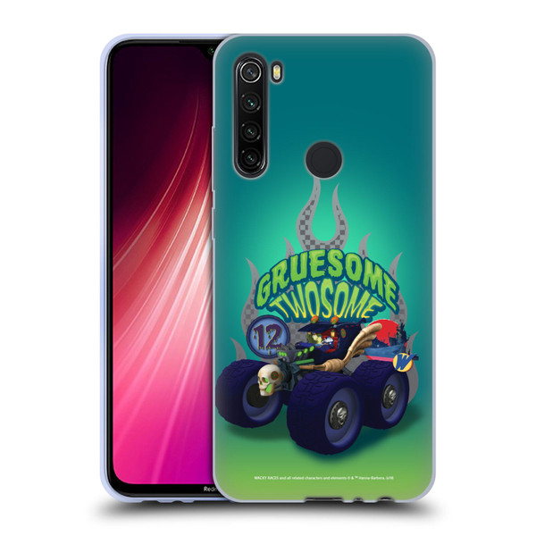 Wacky Races 2016 Graphics Gruesome Twosome Soft Gel Case for Xiaomi Redmi Note 8T