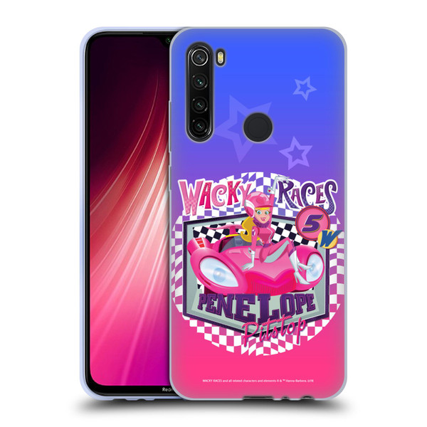 Wacky Races 2016 Graphics Penelope Pitstop Soft Gel Case for Xiaomi Redmi Note 8T