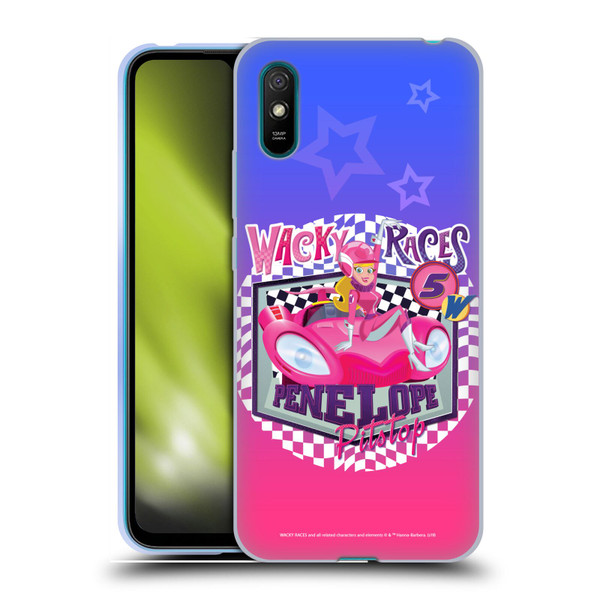Wacky Races 2016 Graphics Penelope Pitstop Soft Gel Case for Xiaomi Redmi 9A / Redmi 9AT