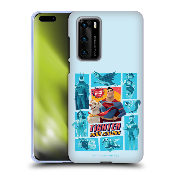 DC League Of Super Pets Graphics Tighten Your Collars Soft Gel Case for Huawei P40 5G