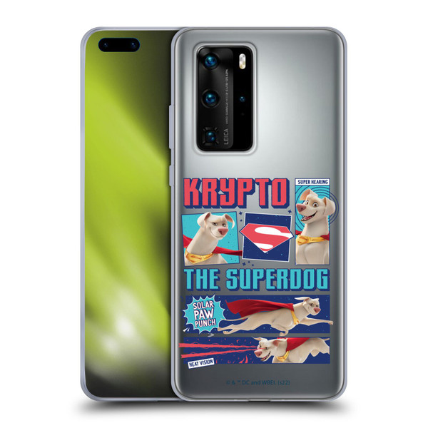 DC League Of Super Pets Graphics Krypto The Superdog Soft Gel Case for Huawei P40 Pro / P40 Pro Plus 5G