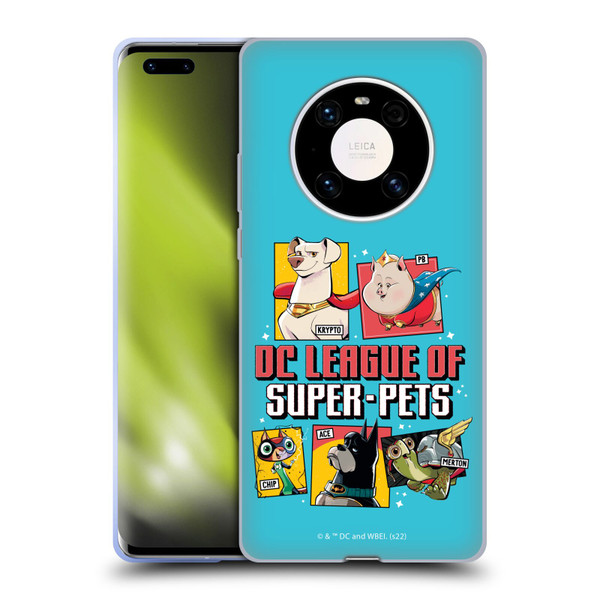 DC League Of Super Pets Graphics Characters 2 Soft Gel Case for Huawei Mate 40 Pro 5G