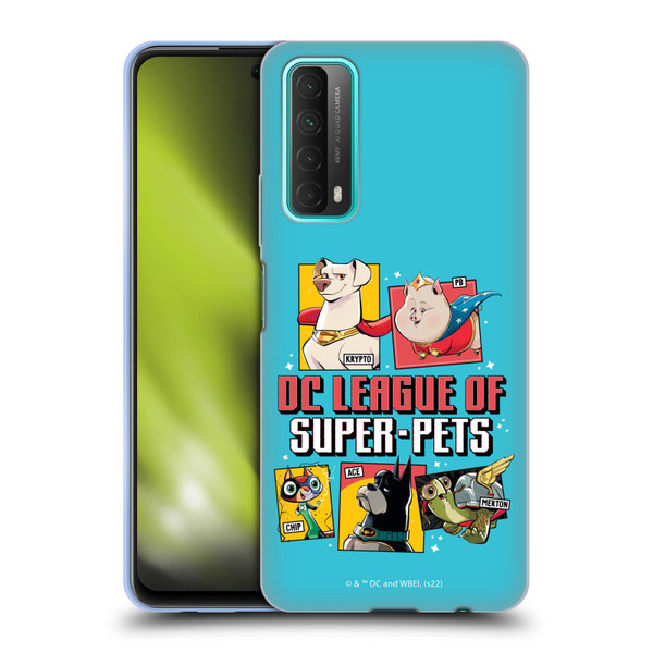 DC League Of Super Pets Graphics Characters 2 Soft Gel Case for Huawei P Smart (2021)