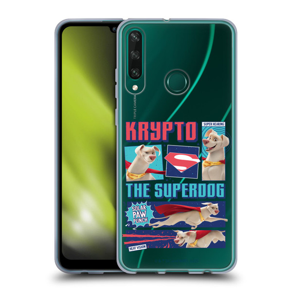 DC League Of Super Pets Graphics Krypto The Superdog Soft Gel Case for Huawei Y6p