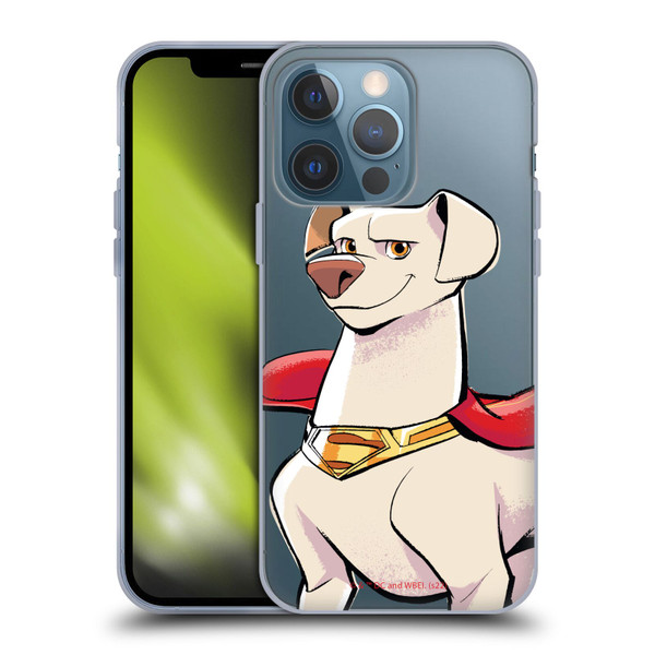 DC League Of Super Pets Graphics Krypto Soft Gel Case for Apple iPhone 13 Pro