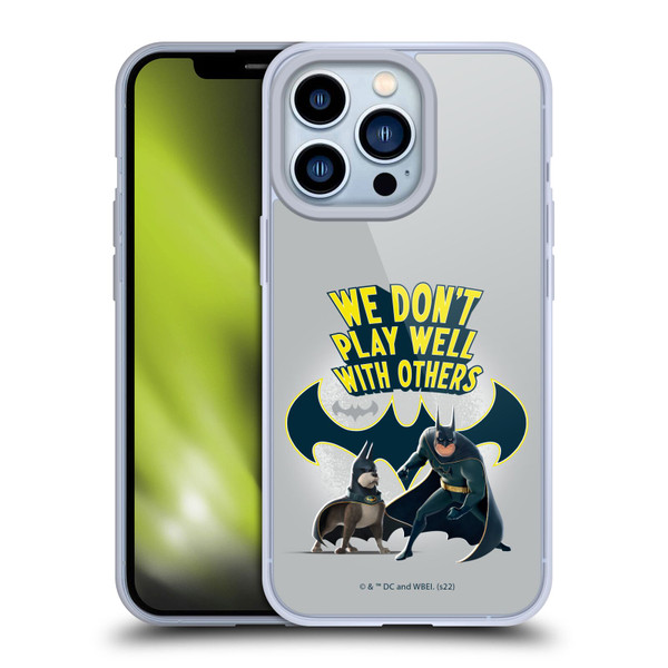 DC League Of Super Pets Graphics We Don't Play Well With Others Soft Gel Case for Apple iPhone 13 Pro
