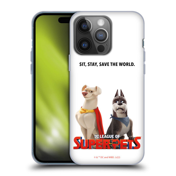 DC League Of Super Pets Graphics Characters 1 Soft Gel Case for Apple iPhone 14 Pro