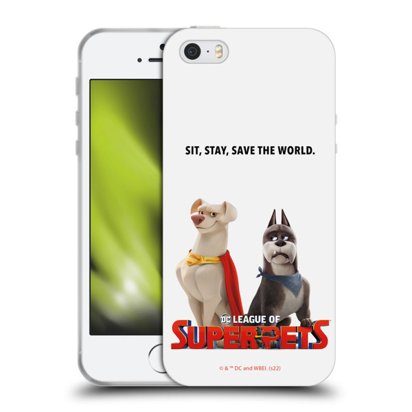 DC League Of Super Pets Graphics Characters 1 Soft Gel Case for Apple iPhone 5 / 5s / iPhone SE 2016