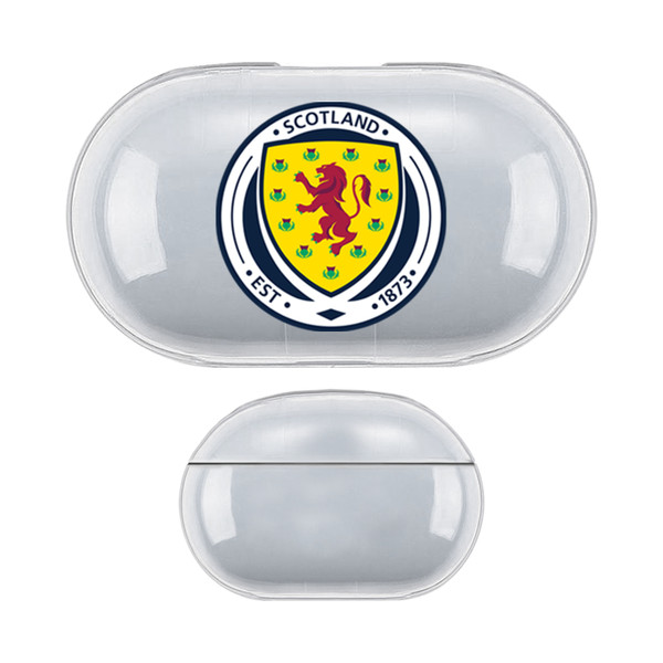 Scotland National Football Team Logo Plain Clear Hard Crystal Cover Case for Samsung Galaxy Buds / Buds Plus