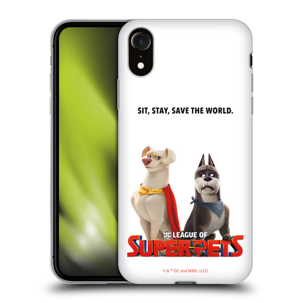 DC League Of Super Pets Graphics Characters 1 Soft Gel Case for Apple iPhone XR