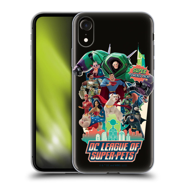DC League Of Super Pets Graphics Super Powered Pack Soft Gel Case for Apple iPhone XR