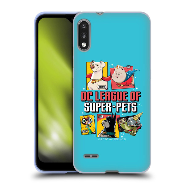 DC League Of Super Pets Graphics Characters 2 Soft Gel Case for LG K22