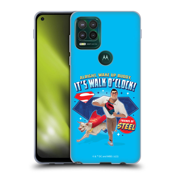 DC League Of Super Pets Graphics It's Walk O' Clock Soft Gel Case for Motorola Moto G Stylus 5G 2021