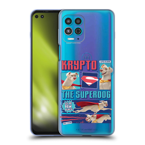 DC League Of Super Pets Graphics Krypto The Superdog Soft Gel Case for Motorola Moto G100