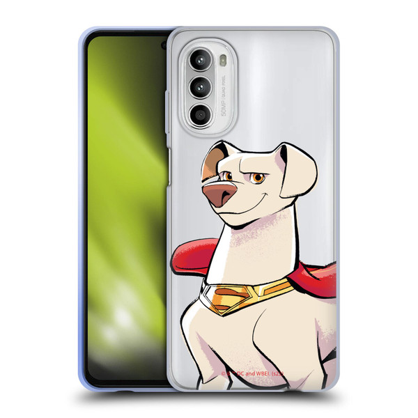 DC League Of Super Pets Graphics Krypto Soft Gel Case for Motorola Moto G52
