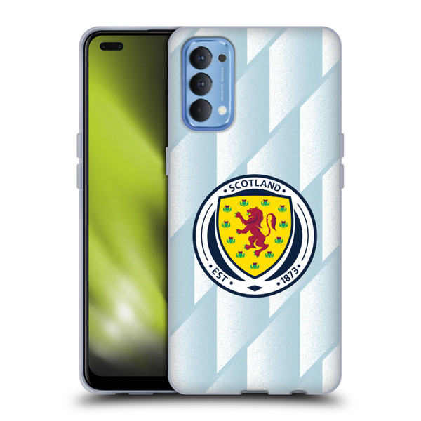 Scotland National Football Team Kits 2020-2021 Away Soft Gel Case for OPPO Reno 4 5G