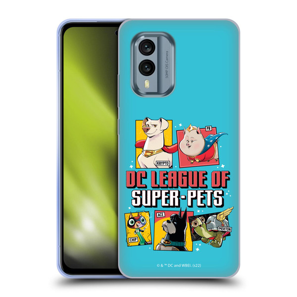 DC League Of Super Pets Graphics Characters 2 Soft Gel Case for Nokia X30