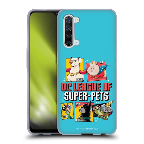 DC League Of Super Pets Graphics Characters 2 Soft Gel Case for OPPO Find X2 Lite 5G