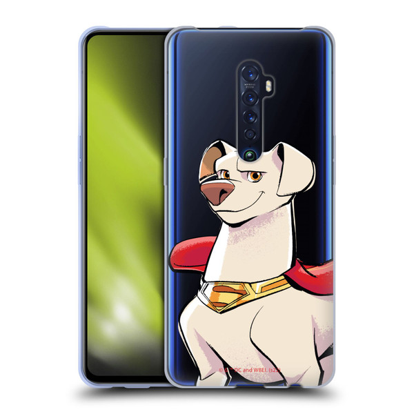 DC League Of Super Pets Graphics Krypto Soft Gel Case for OPPO Reno 2