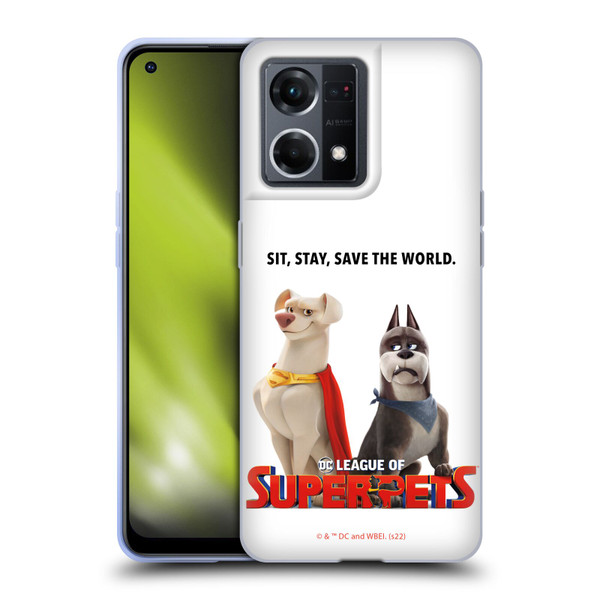 DC League Of Super Pets Graphics Characters 1 Soft Gel Case for OPPO Reno8 4G