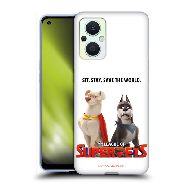 DC League Of Super Pets Graphics Characters 1 Soft Gel Case for OPPO Reno8 Lite