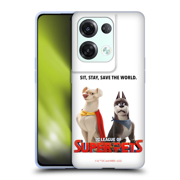 DC League Of Super Pets Graphics Characters 1 Soft Gel Case for OPPO Reno8 Pro