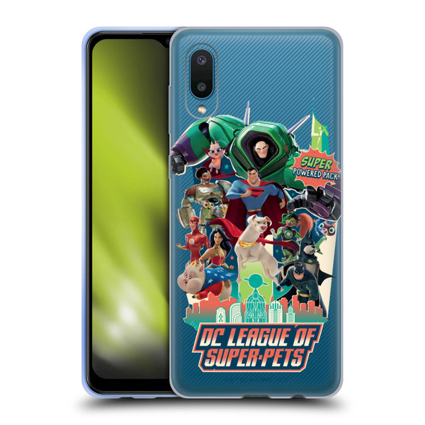 DC League Of Super Pets Graphics Super Powered Pack Soft Gel Case for Samsung Galaxy A02/M02 (2021)