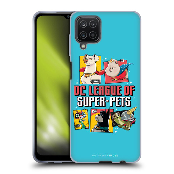 DC League Of Super Pets Graphics Characters 2 Soft Gel Case for Samsung Galaxy A12 (2020)