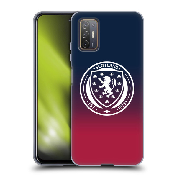 Scotland National Football Team Logo 2 Gradient Soft Gel Case for HTC Desire 21 Pro 5G